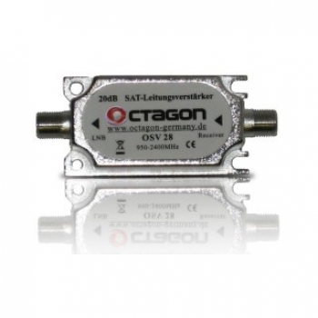 Octagon Inline Verstärker Premium Line 20 db